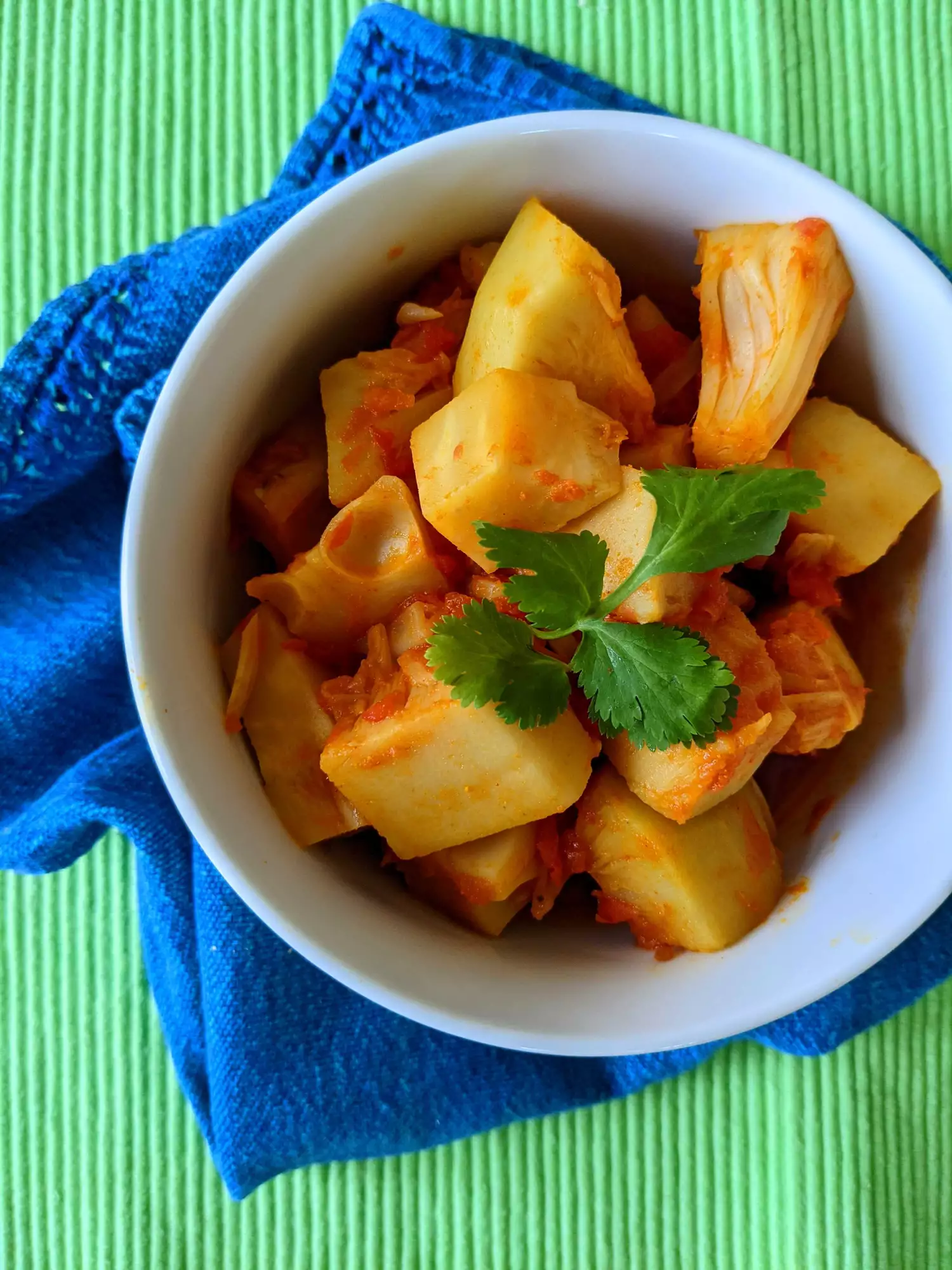 Jackfruit curry (kathal subzi)