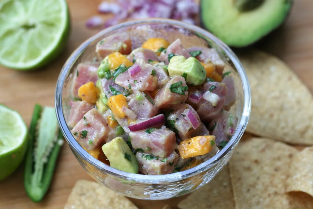 Tuna ceviche