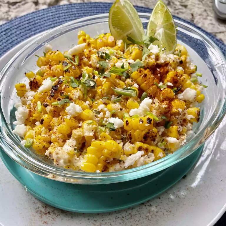 Mexican corn off the cob salad