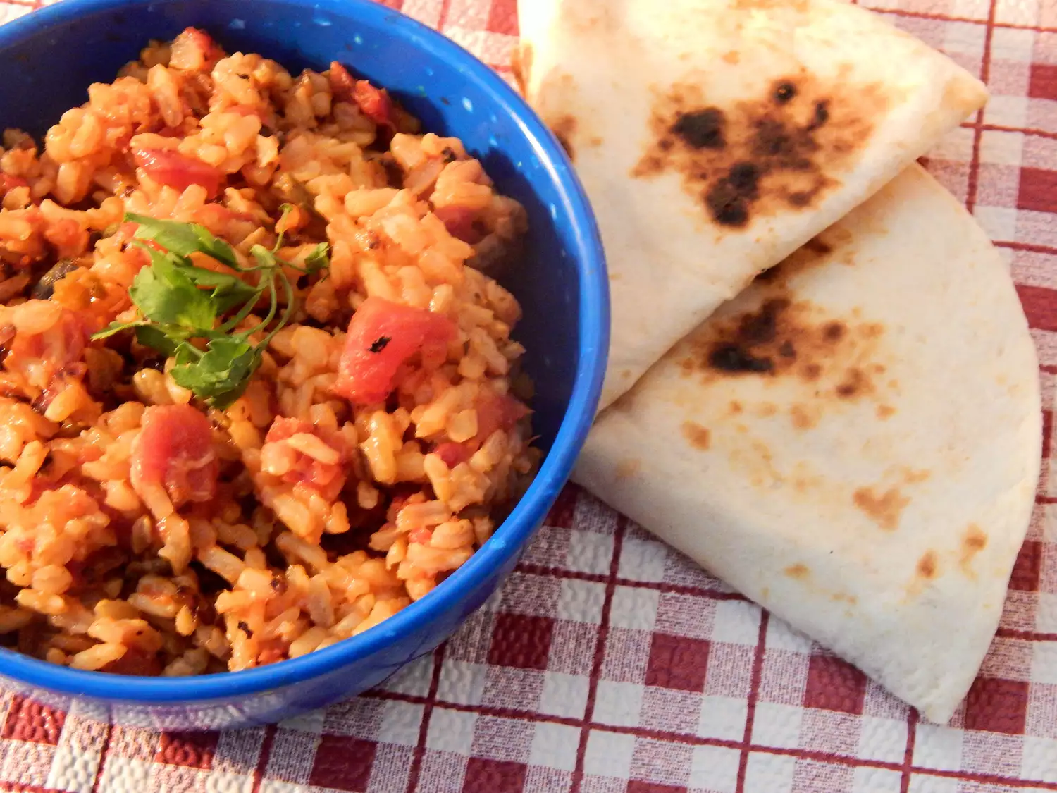 Brown spanish rice