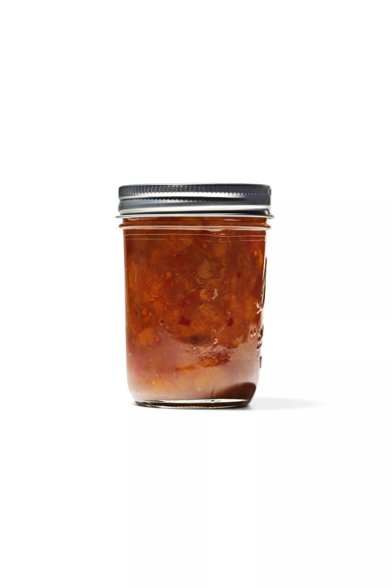 Summer tomato peach chutney