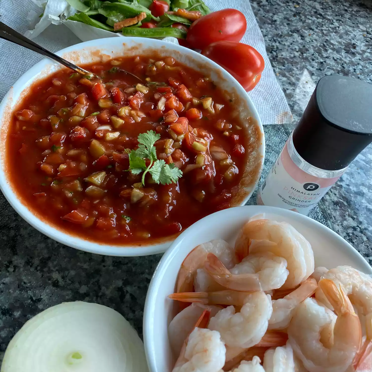 Cocktail shrimp salad