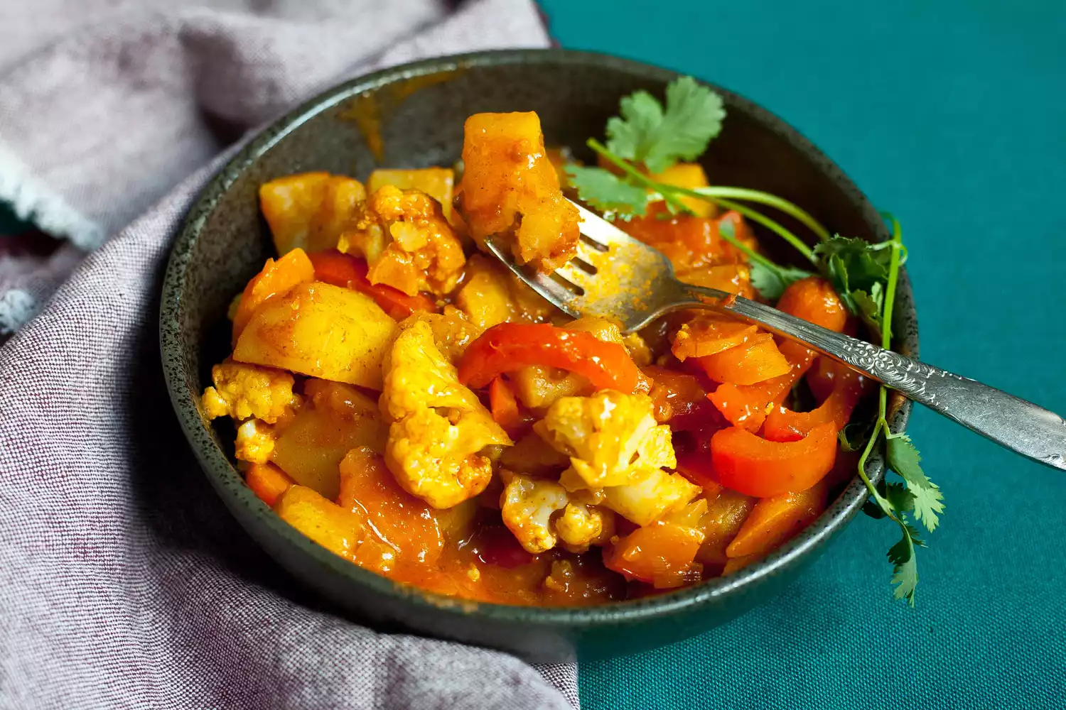 Vegan vegetable masala