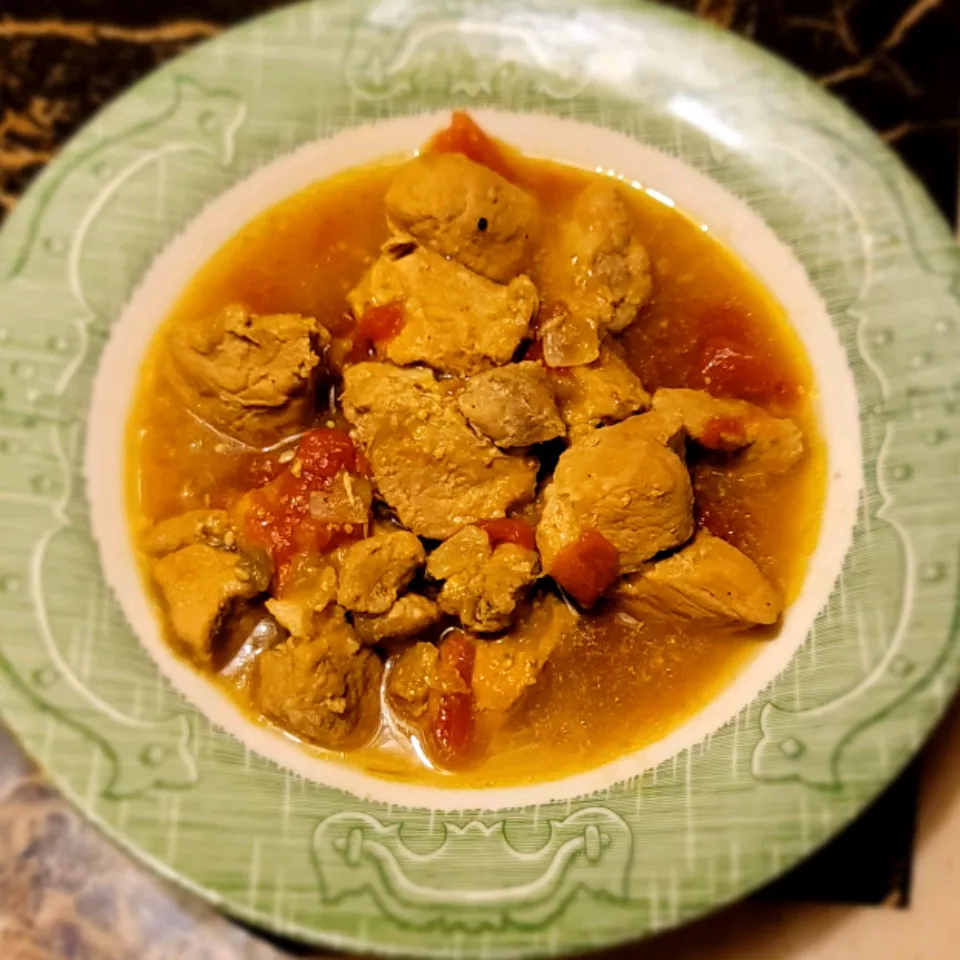 Slow cooker chile verde