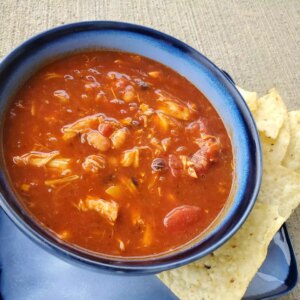 Turkey chili with leftover turkey