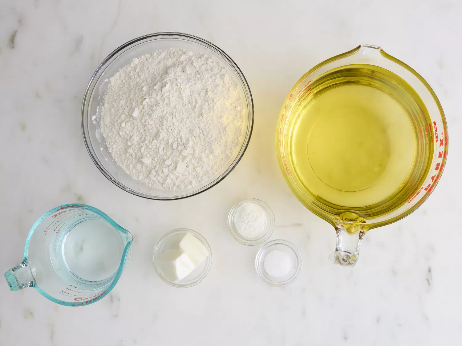 Ingredients to make sopapillas