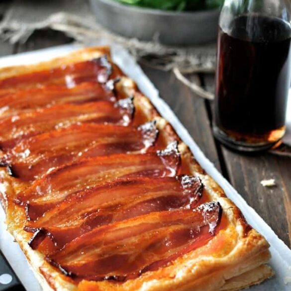 Bacon Tart with Pumpkin and Maple Recipe