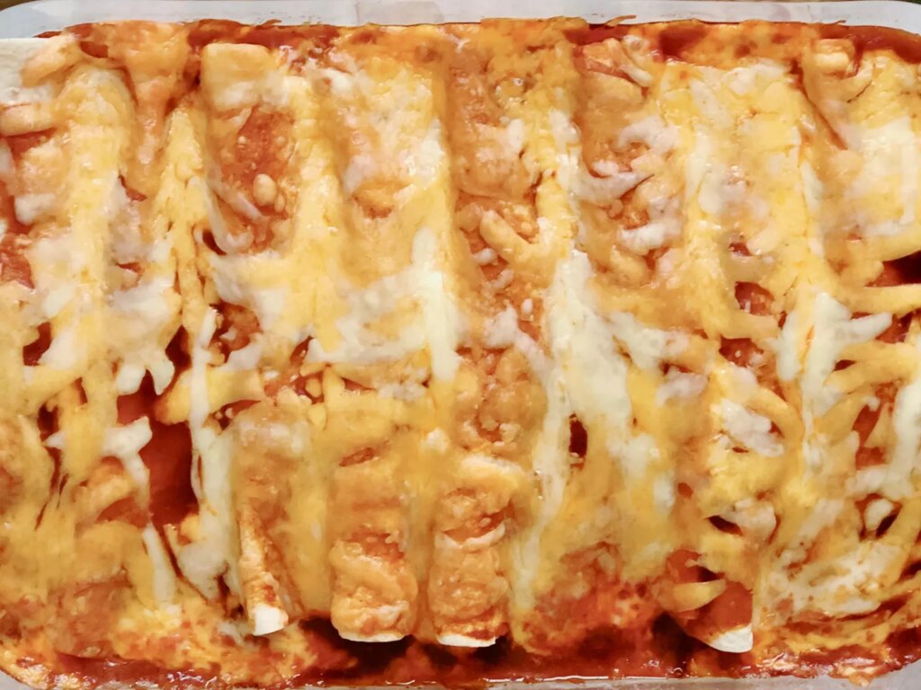 Cheese enchiladas