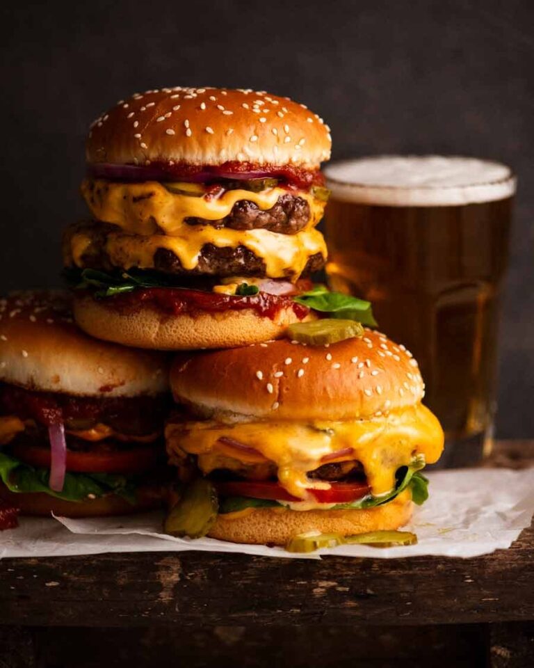 Cheeseburger – double or single Recipe