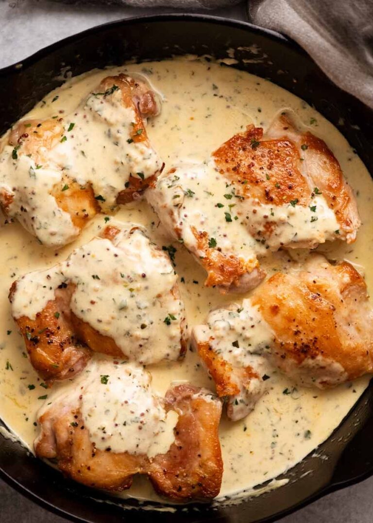 Chicken in Creamy Mustard Sauce Recipe