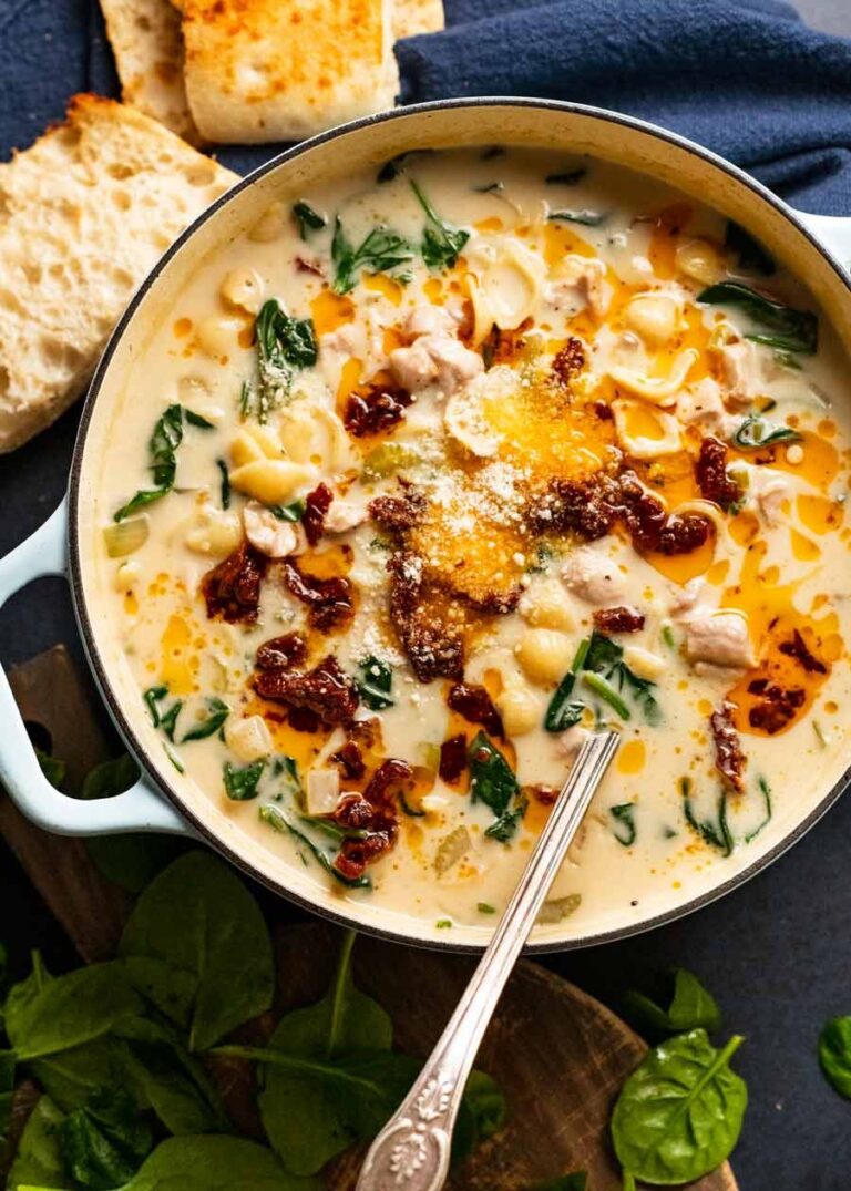 Creamy Tuscan Chicken Soup Recipe