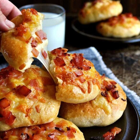 Double Cheese and Bacon Rolls Recipe