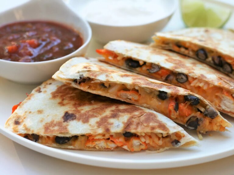 Easy chicken quesadillas