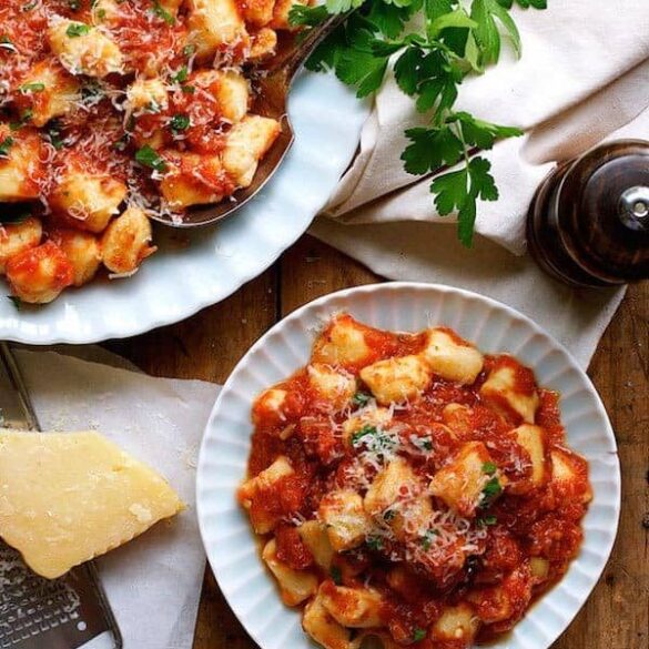 Easy Homemade Ricotta Gnocchi (from scratch) – with 2 sauce options Recipe