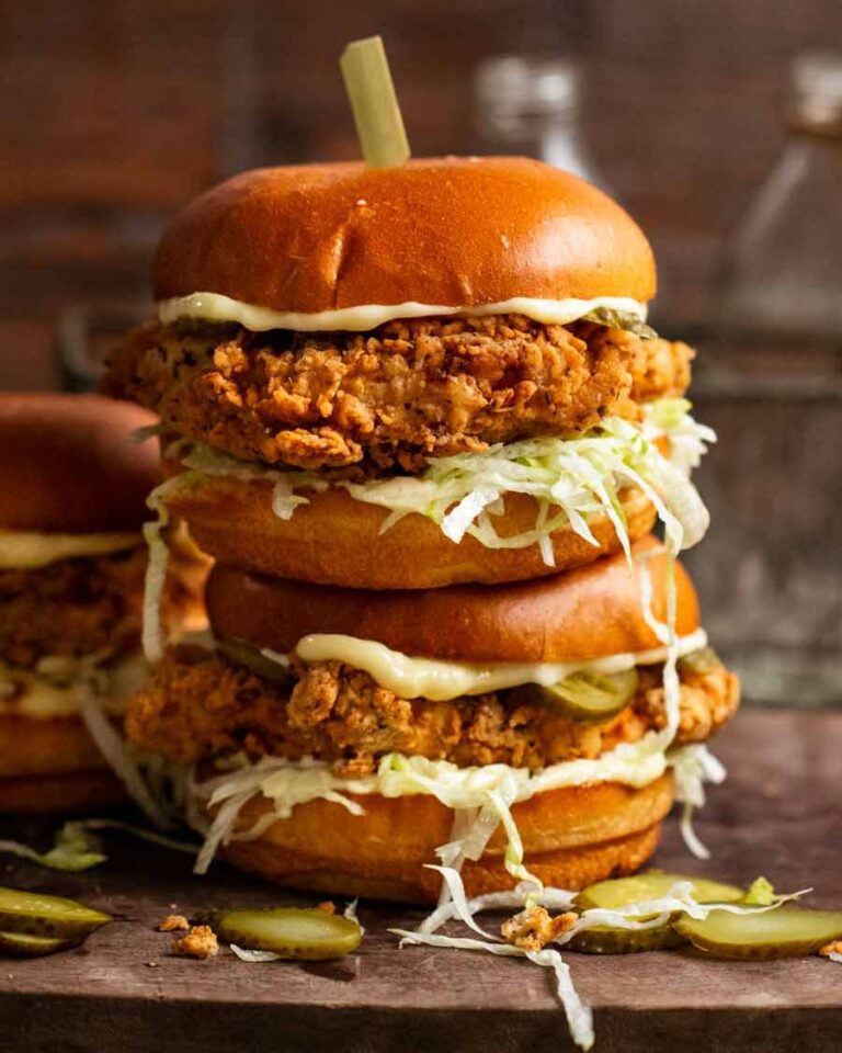 Henry’s Crispy Fried Chicken Burger Recipe
