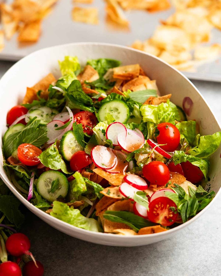 Lebanese Fattoush Salad Recipe