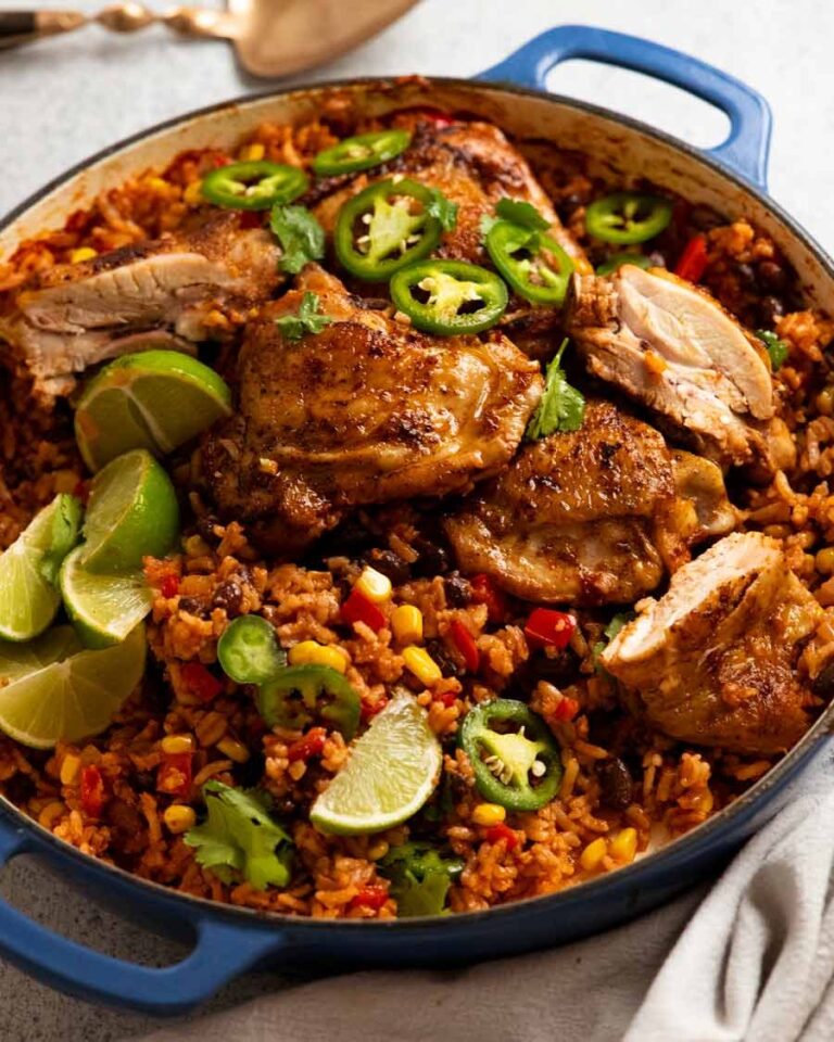 One Pot Mexican Chicken and Rice Recipe