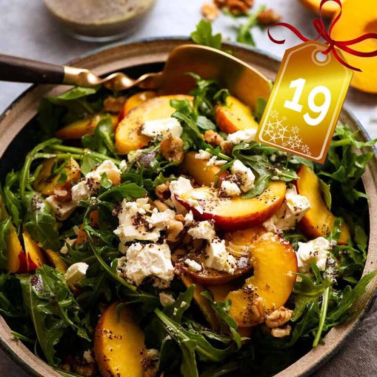 Peach Salad II with Poppyseed Dressing Recipe