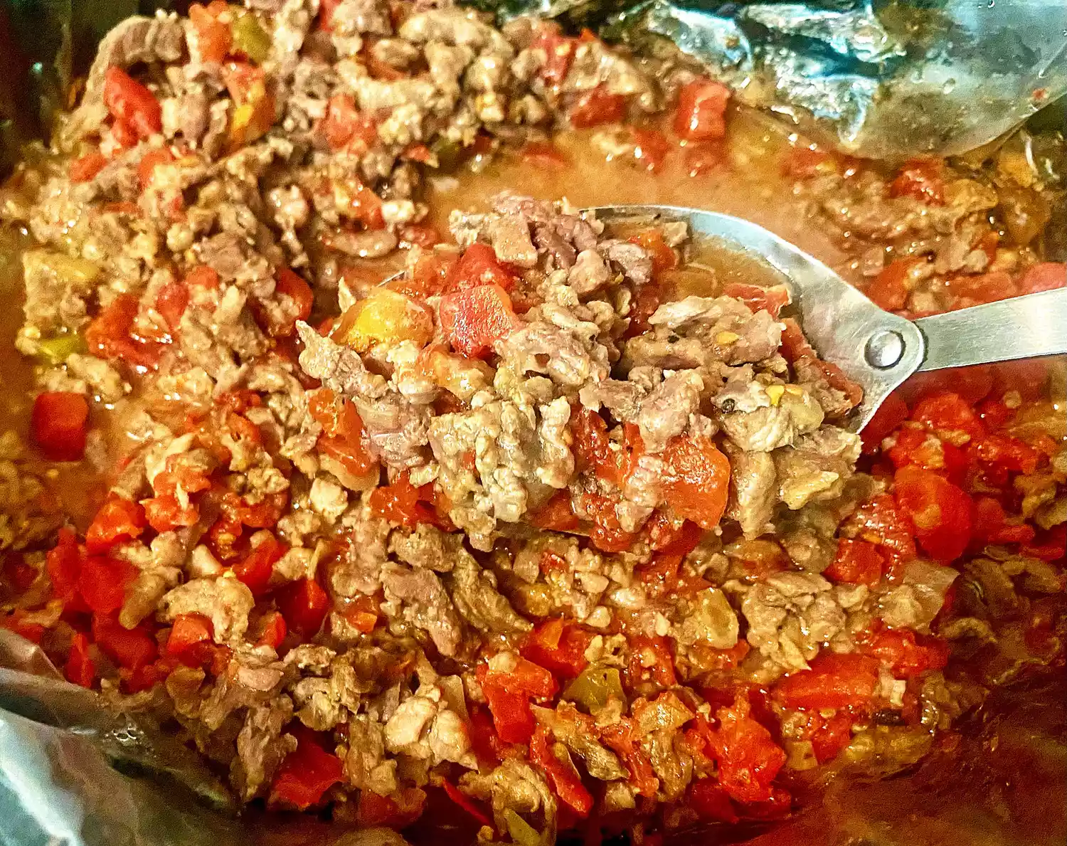 Slow cooker carne picada