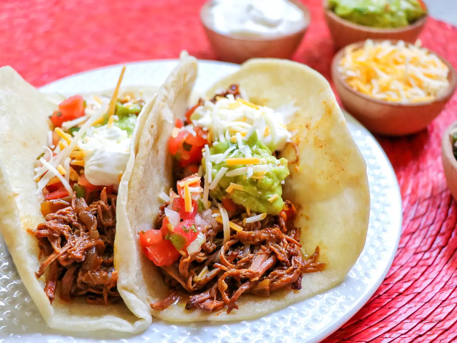 Slow cooker shredded beef for tacos and burritos
