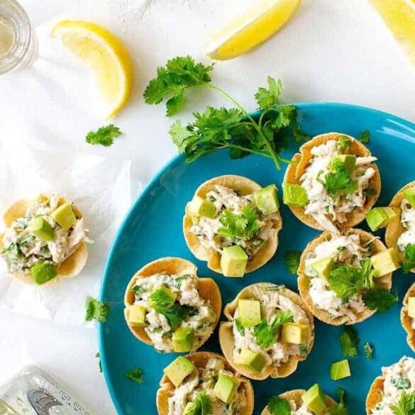 Spicy Little Muffin Tin Chicken Tostadas Recipe