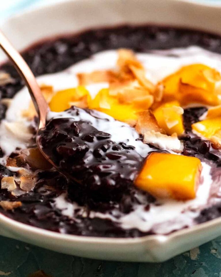 Thai Black Sticky Rice Pudding Recipe