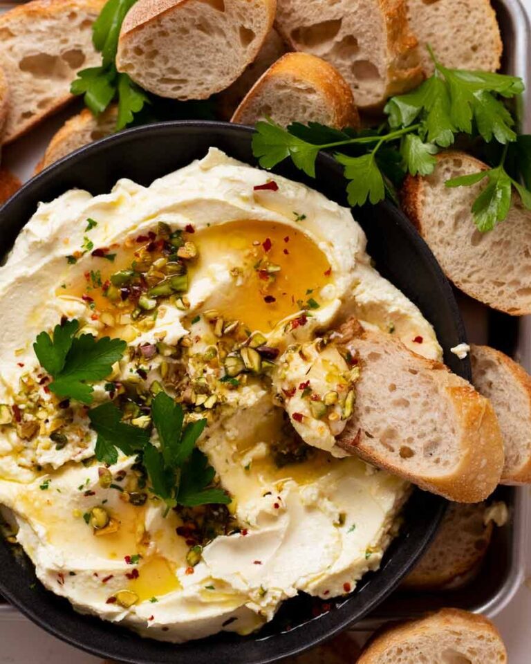 Whipped feta dip – easy and thrifty! Recipe
